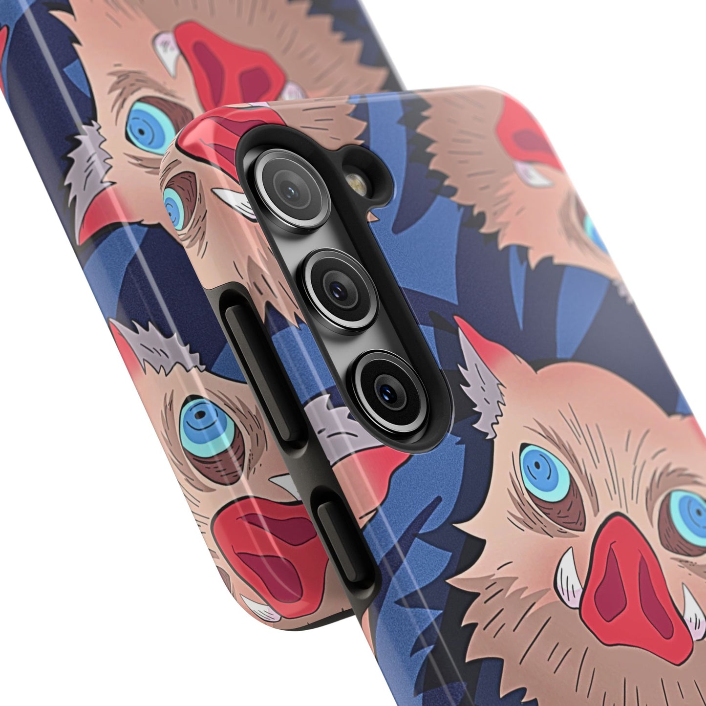 Inosuke Hashibira Head Pattern Tough Phone Case | Anime - Demon Slayer