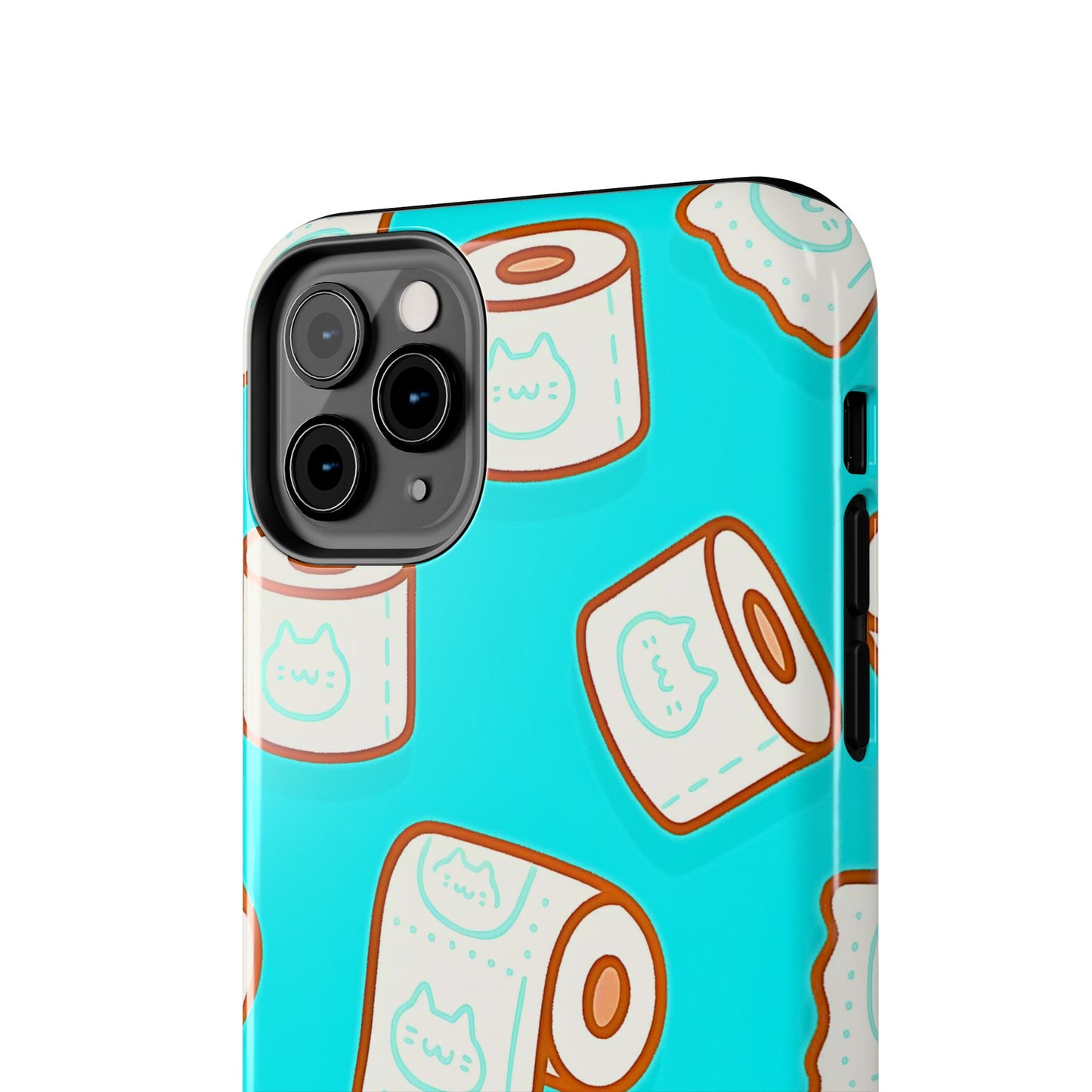 Funda resistente para teléfono con estampado de papel higiénico kawaii | Estética