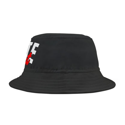 Black Skate Addict Bucket Hat