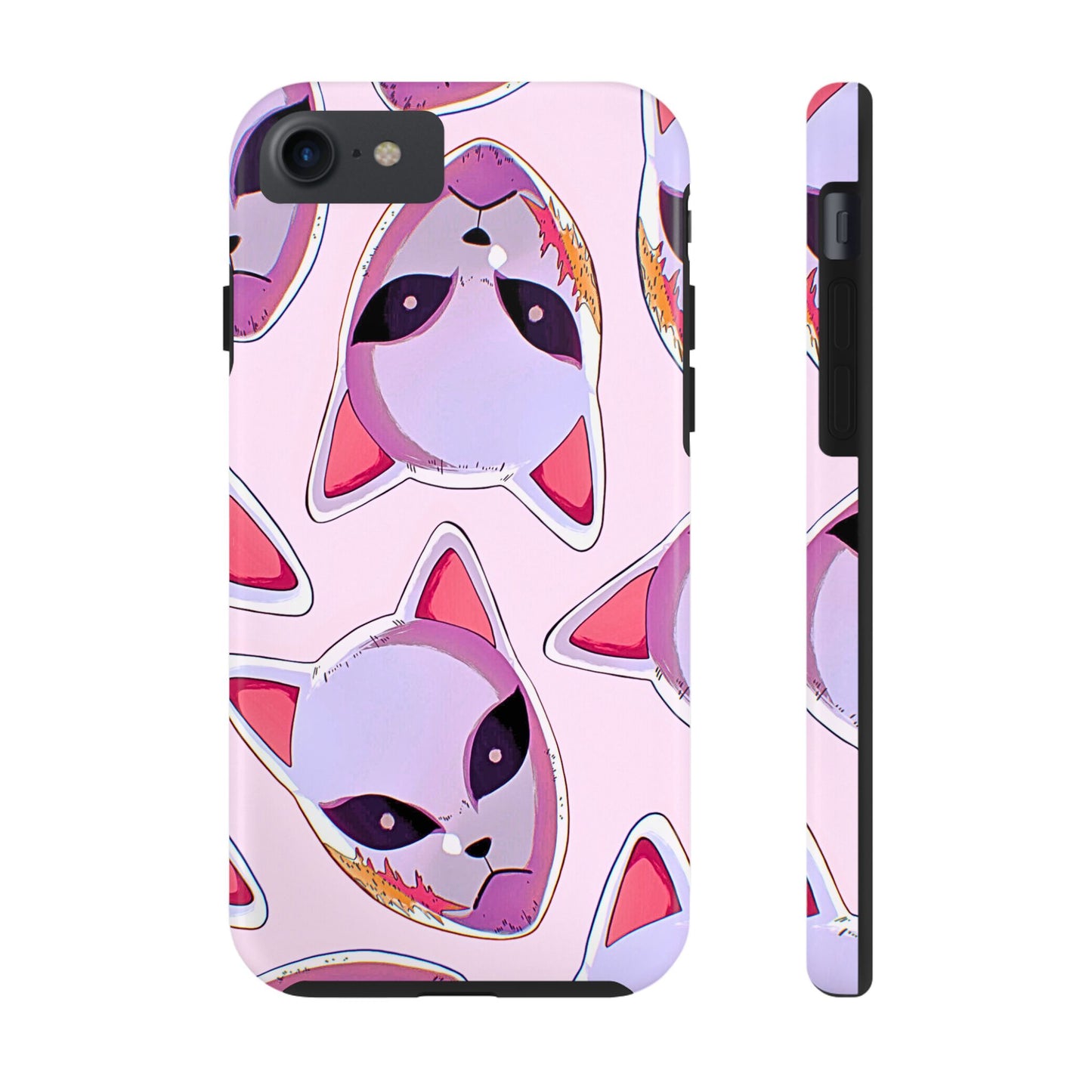 Sabito Fox Mask Pattern Tough Phone Case | Anime - Demon Slayer