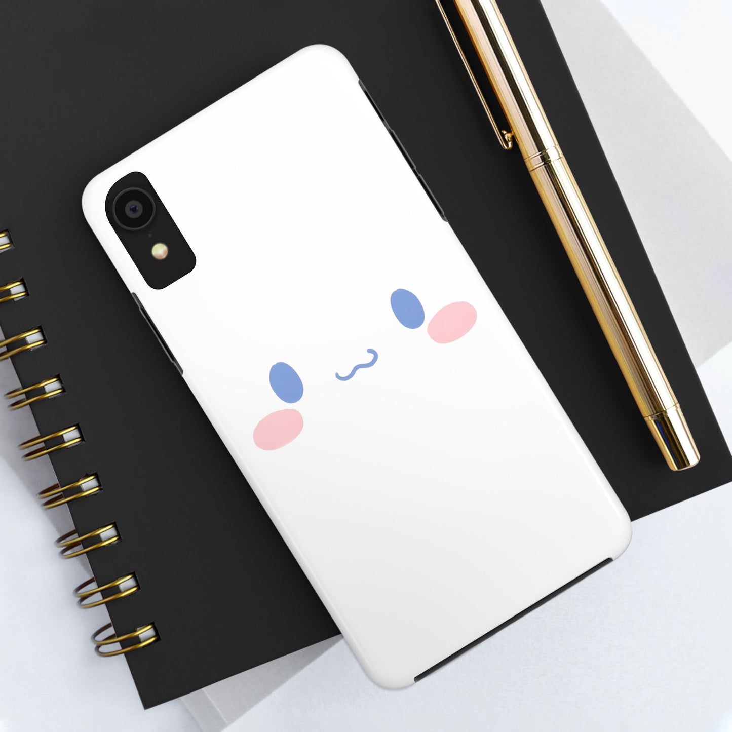 Sanrio Cinnamoroll Cute Face Pastel Kawaii Minimal Tough Phone Case | Cartoons