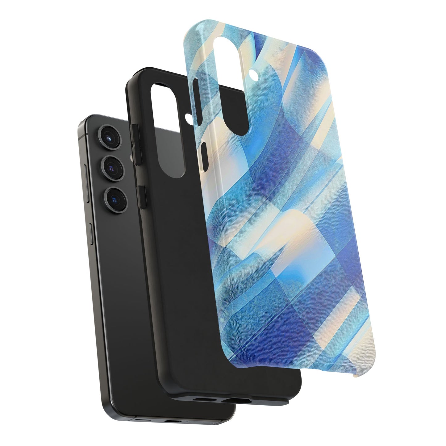 Pastel Plaid Pattern Clean Tough Phone Case | Aesthetic