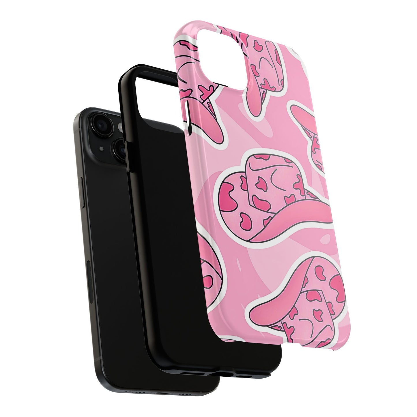Pink Cowboy Hat Preppy Tough Phone Case | Aesthetic