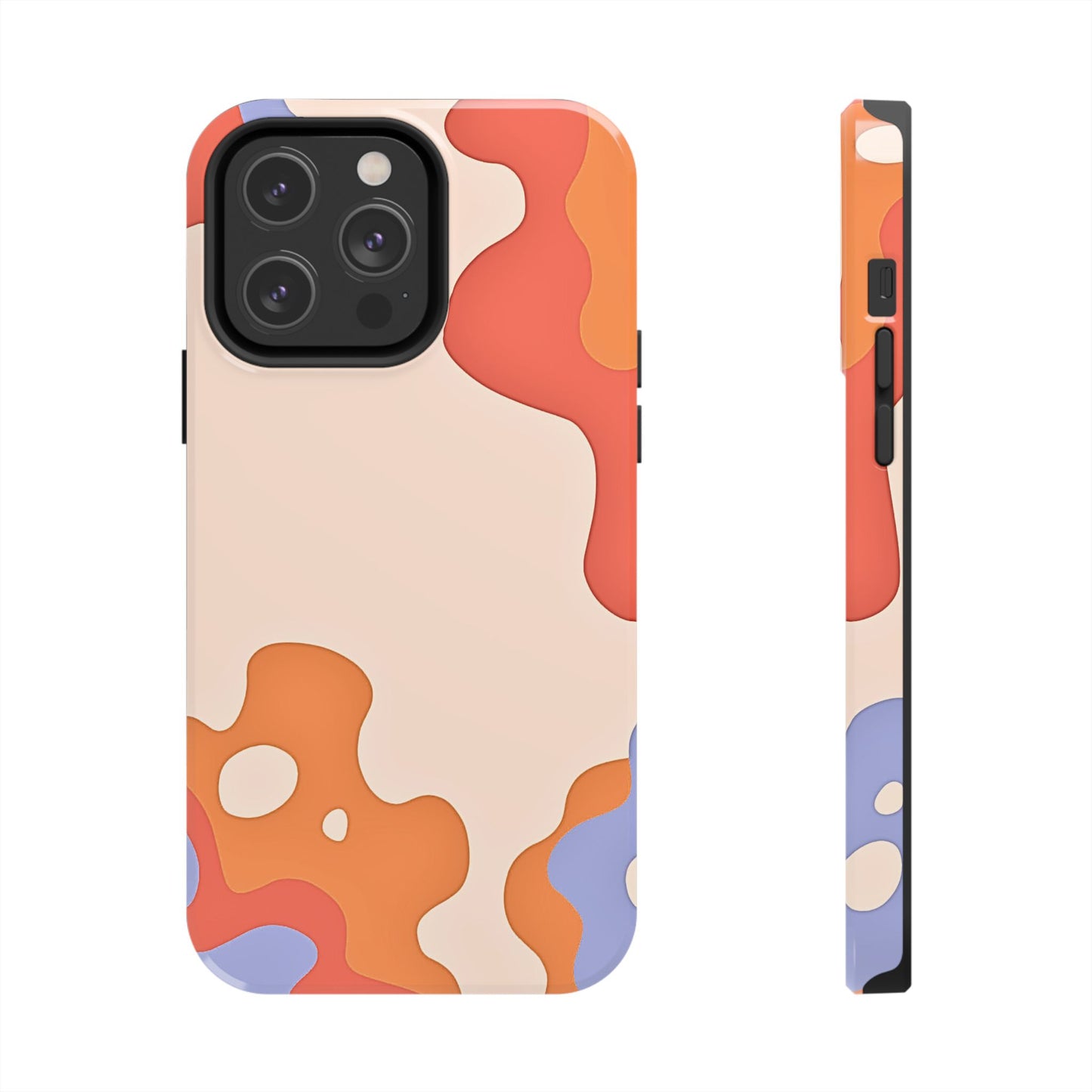 Funda resistente para teléfono con diseño de pastel líquido de verano | Estética