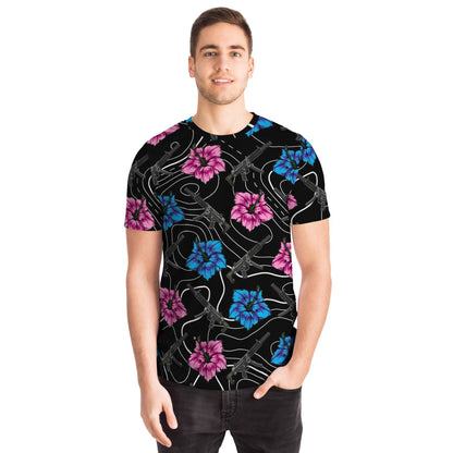 Rad Palm High Capacity Hibiscus Black T-Shirt