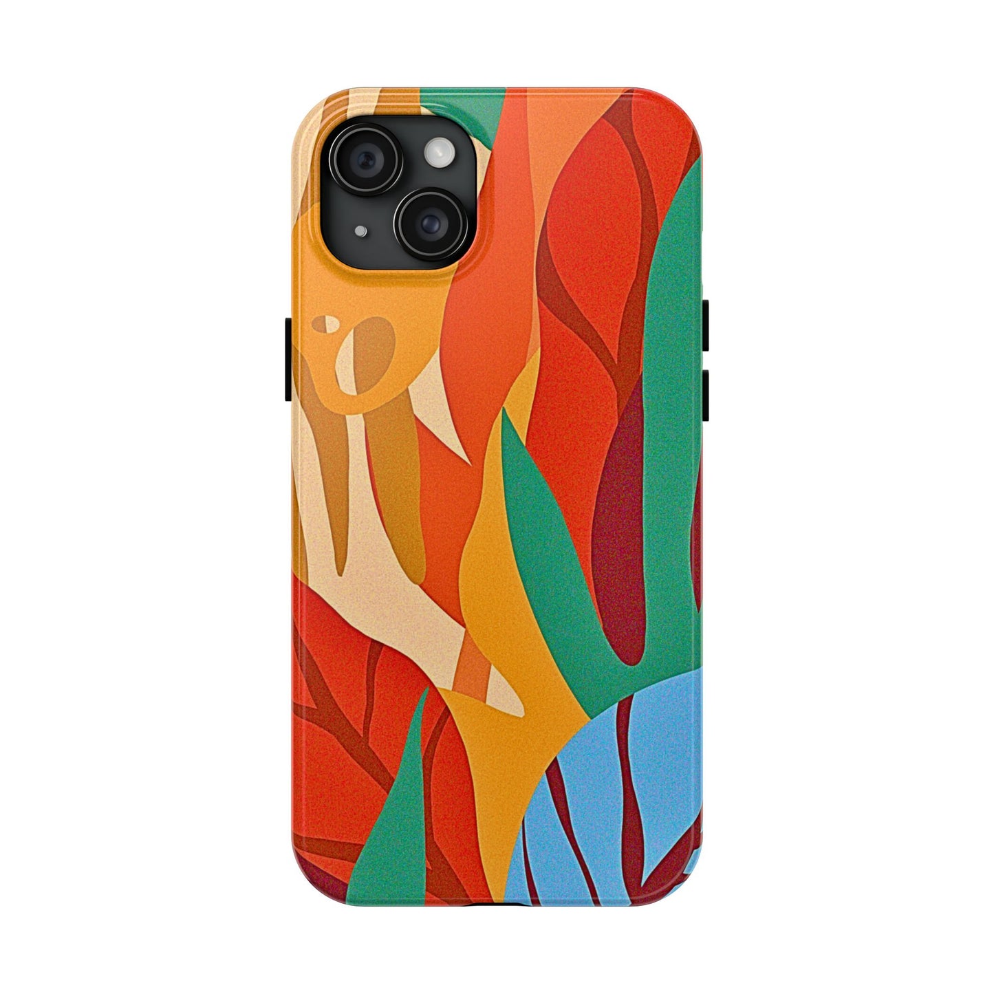 Abstract Autumn Leaves Tough Phone Case | Aesthetic
