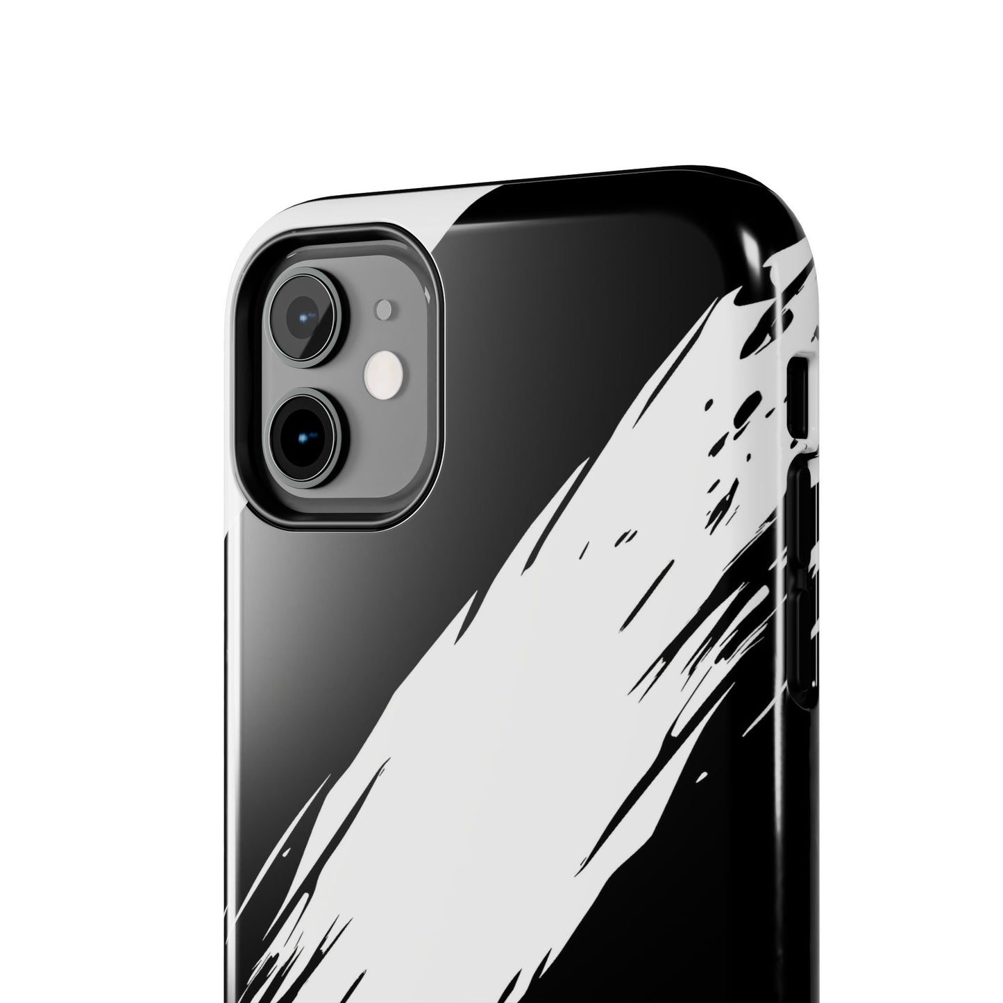 Funda/cubierta resistente para teléfono con rayas diagonales en blanco roto | Estética