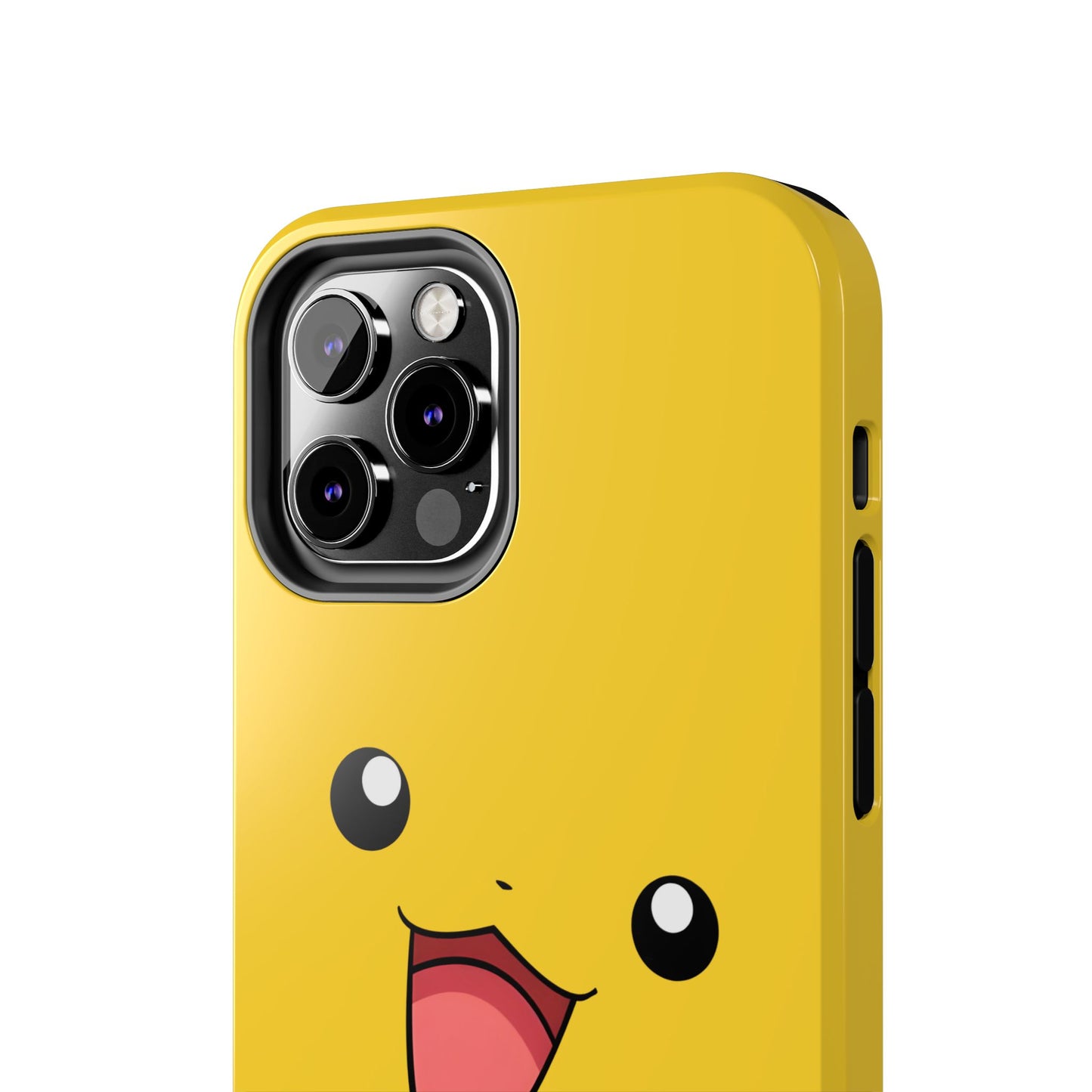 Electric Mouse Yellow Happy Face Minimal Design Tough Phone Case | Anime