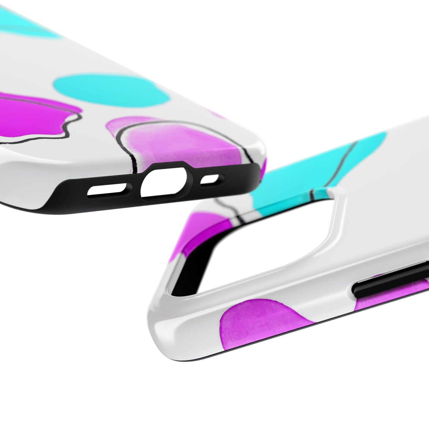 Abstract Shapes Preppy Pastel Style (Version 2) Tough Phone Case | Aesthetic