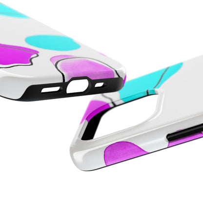 Abstract Shapes Preppy Pastel Style (Version 2) Tough Phone Case | Aesthetic