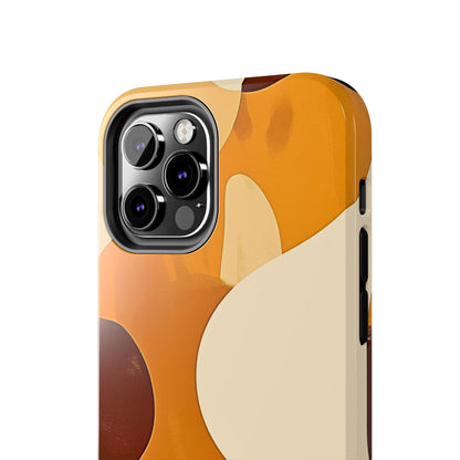 Funda/Cubierta resistente para teléfono con diseño en beige y marrón Earth Harmony | Estética