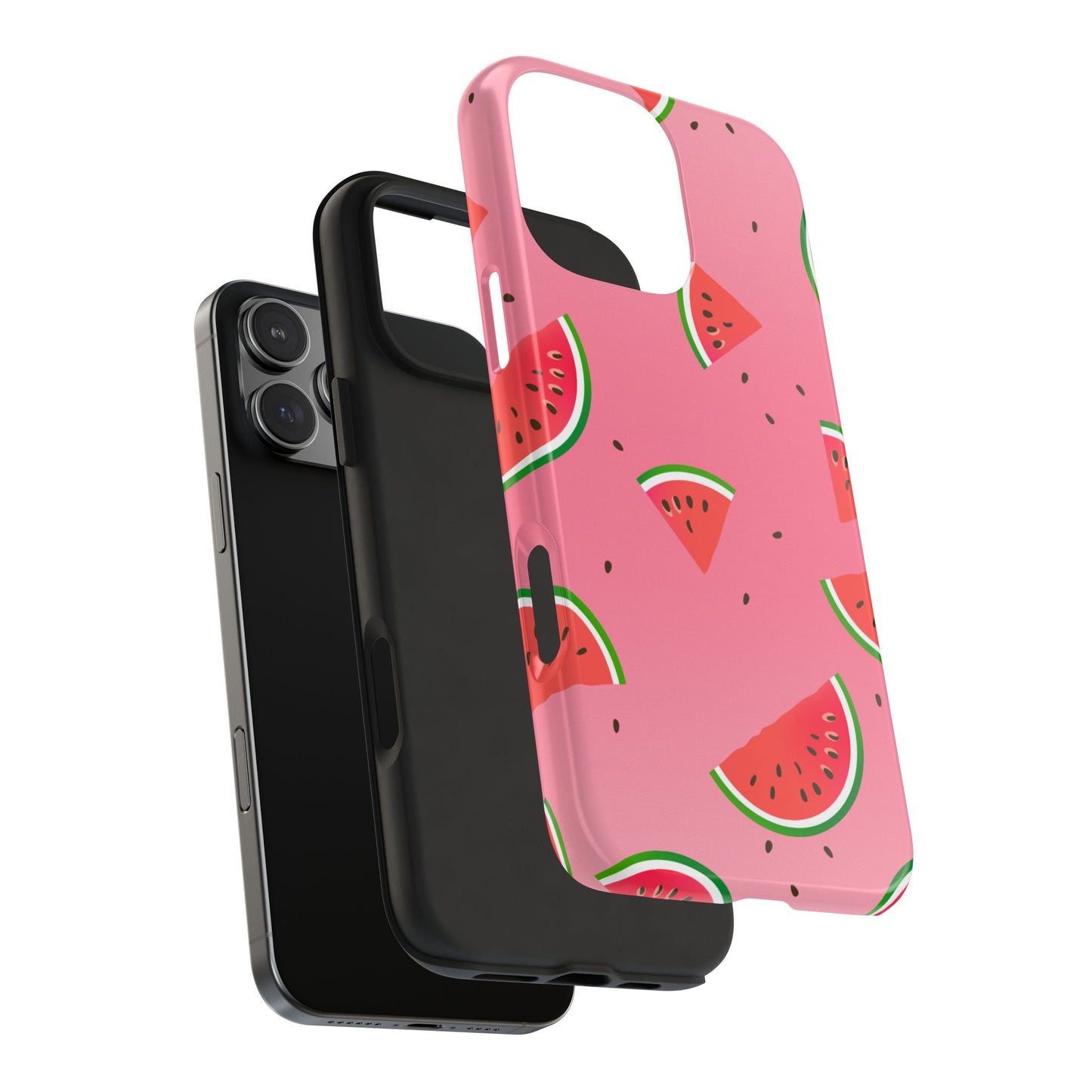 Pink and Red Gradient Watermelon Tough Phone Case | Food