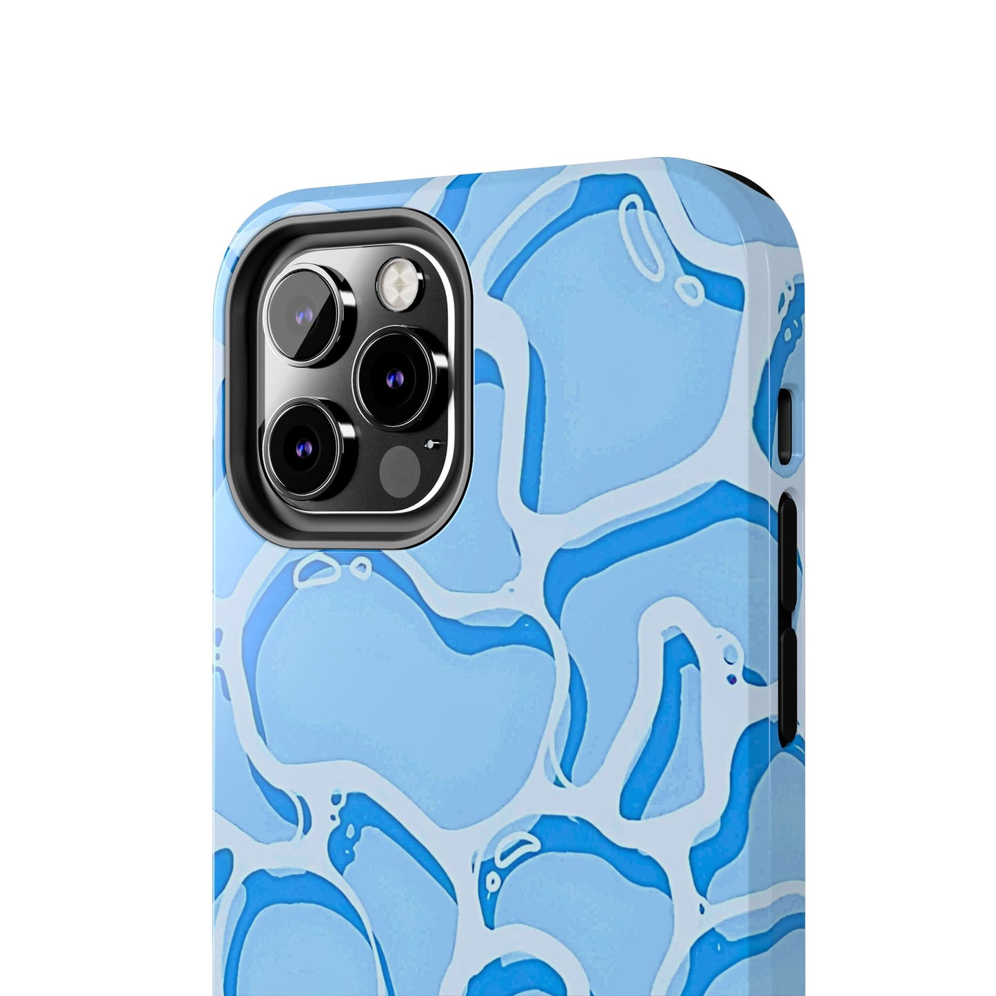 Funda resistente para teléfono con estampado de agua de piscina | Estética
