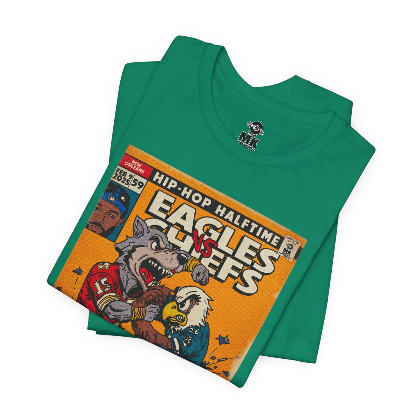 2025 Halftime - Eagles vs Chiefs - Unisex Jersey Short Sleeve Tee
