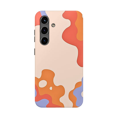 Funda resistente para teléfono con diseño de pastel líquido de verano | Estética