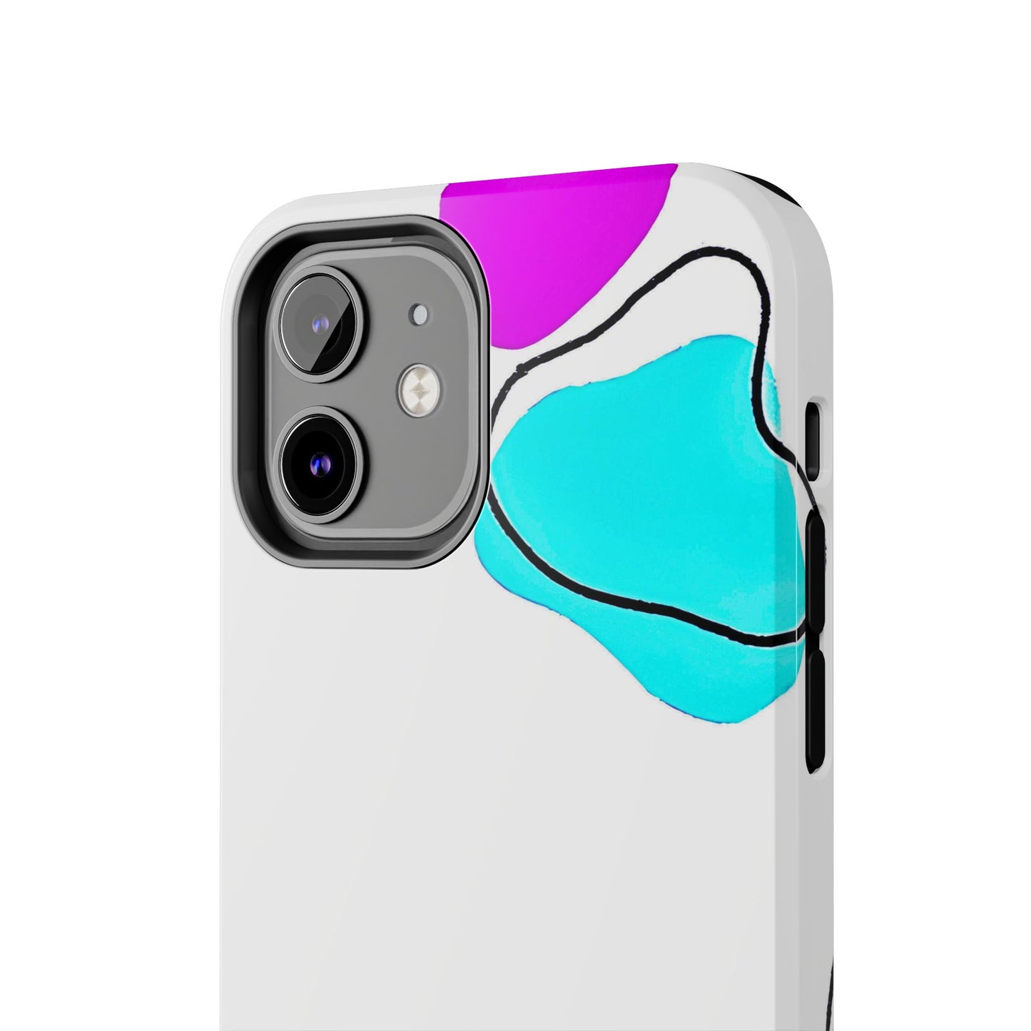 Abstract Shapes Preppy Pastel Style (Version 2) Tough Phone Case | Aesthetic