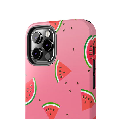 Pink and Red Gradient Watermelon Tough Phone Case | Food