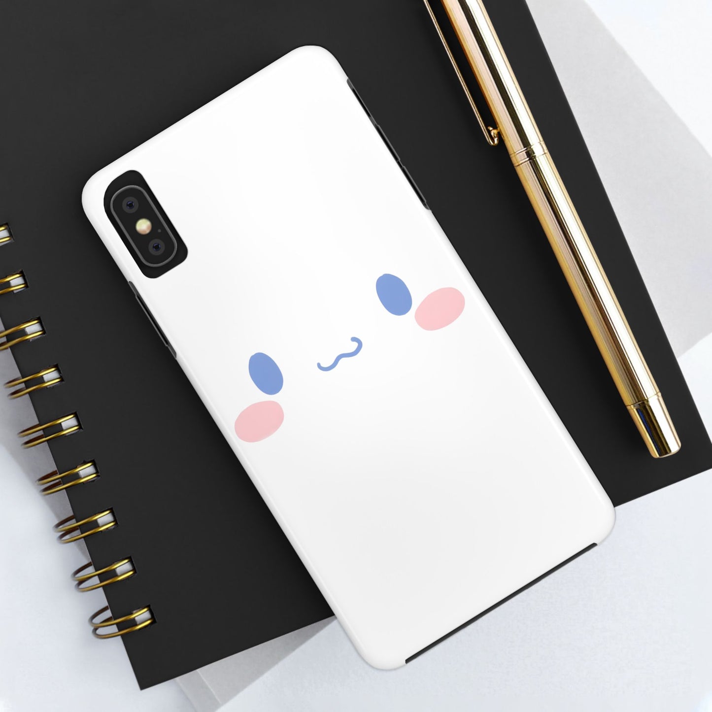 Sanrio Cinnamoroll Cute Face Pastel Kawaii Minimal Tough Phone Case | Cartoons
