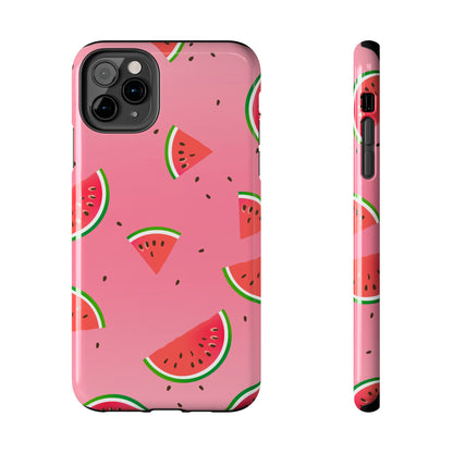 Pink and Red Gradient Watermelon Tough Phone Case | Food
