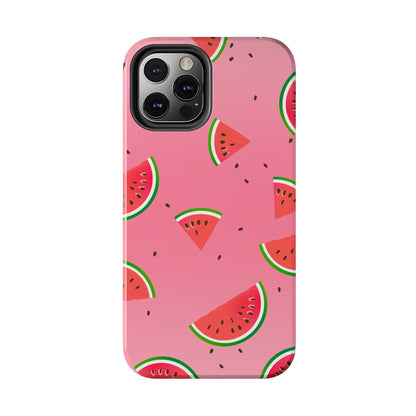 Pink and Red Gradient Watermelon Tough Phone Case | Food