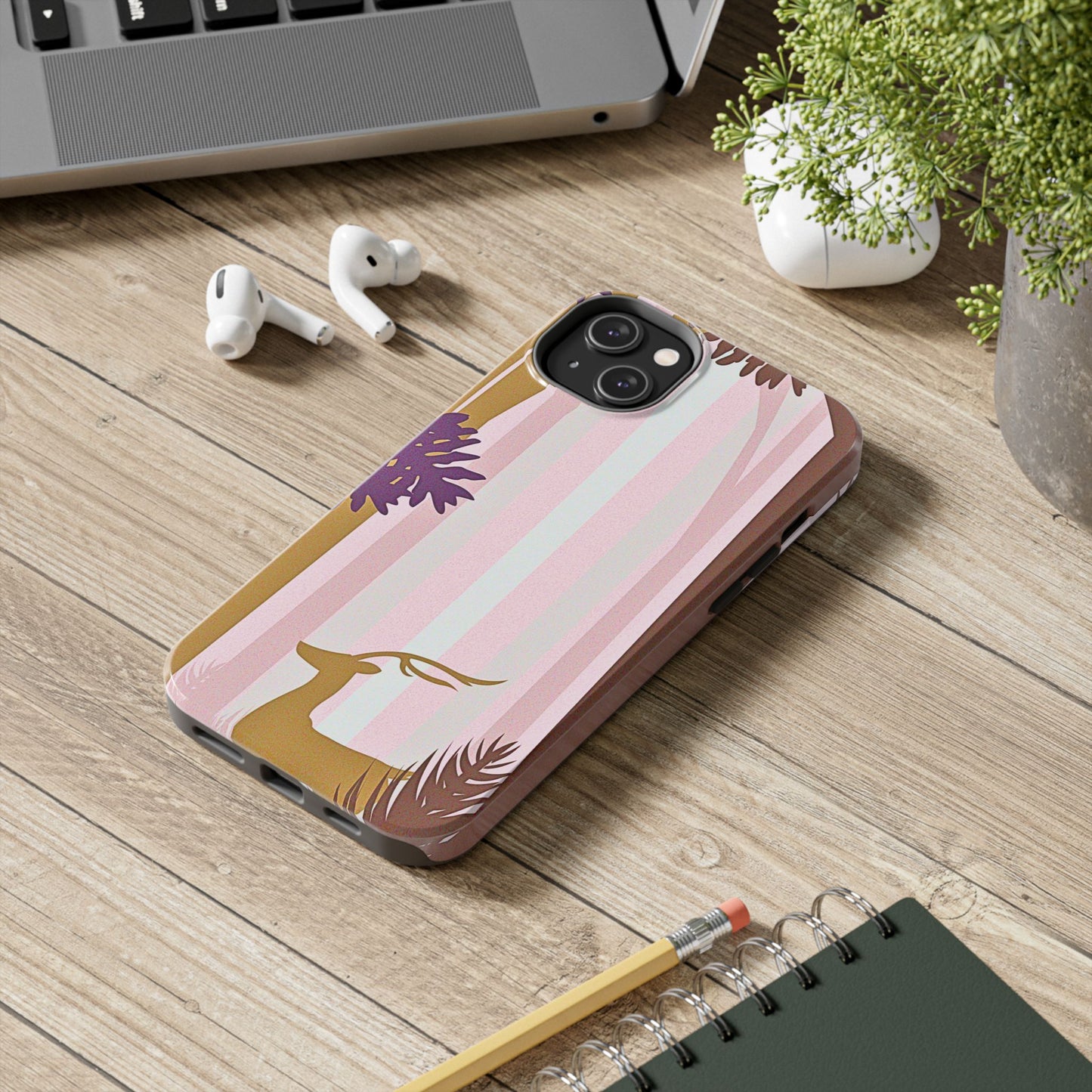 Abstract Forest Tough Phone Case | Aesthetic