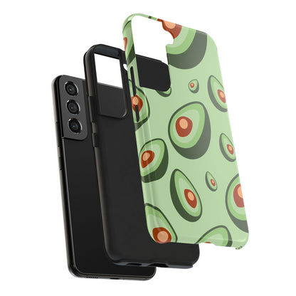 Trendy Avocado Pattern Green Aesthetic Minimal Fruit Phone Case | Food