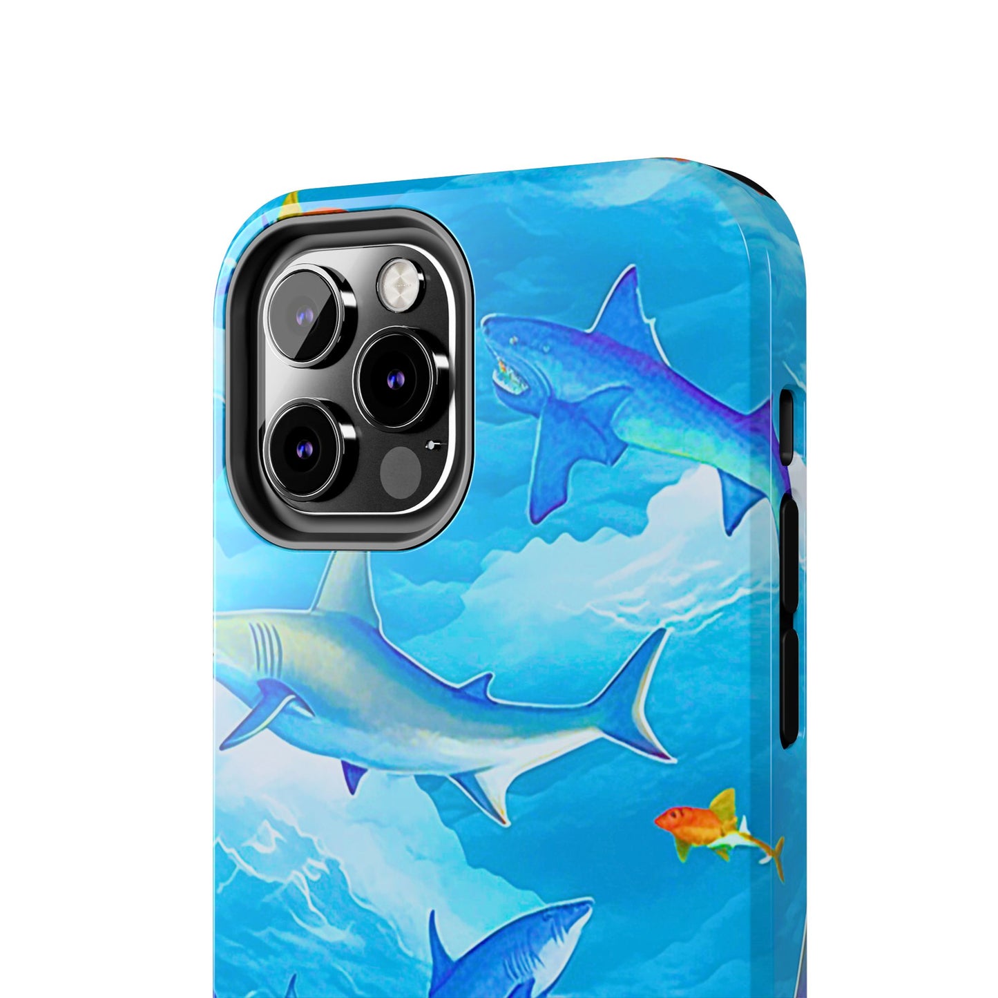 Sharks in the Sky Pattern Style Tough Phone Case | Animals