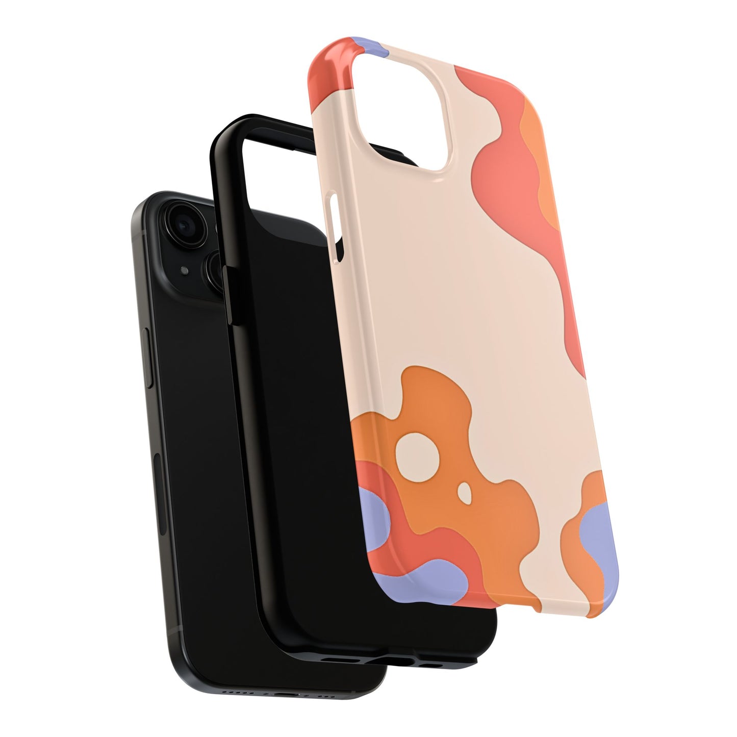 Funda resistente para teléfono con diseño de pastel líquido de verano | Estética