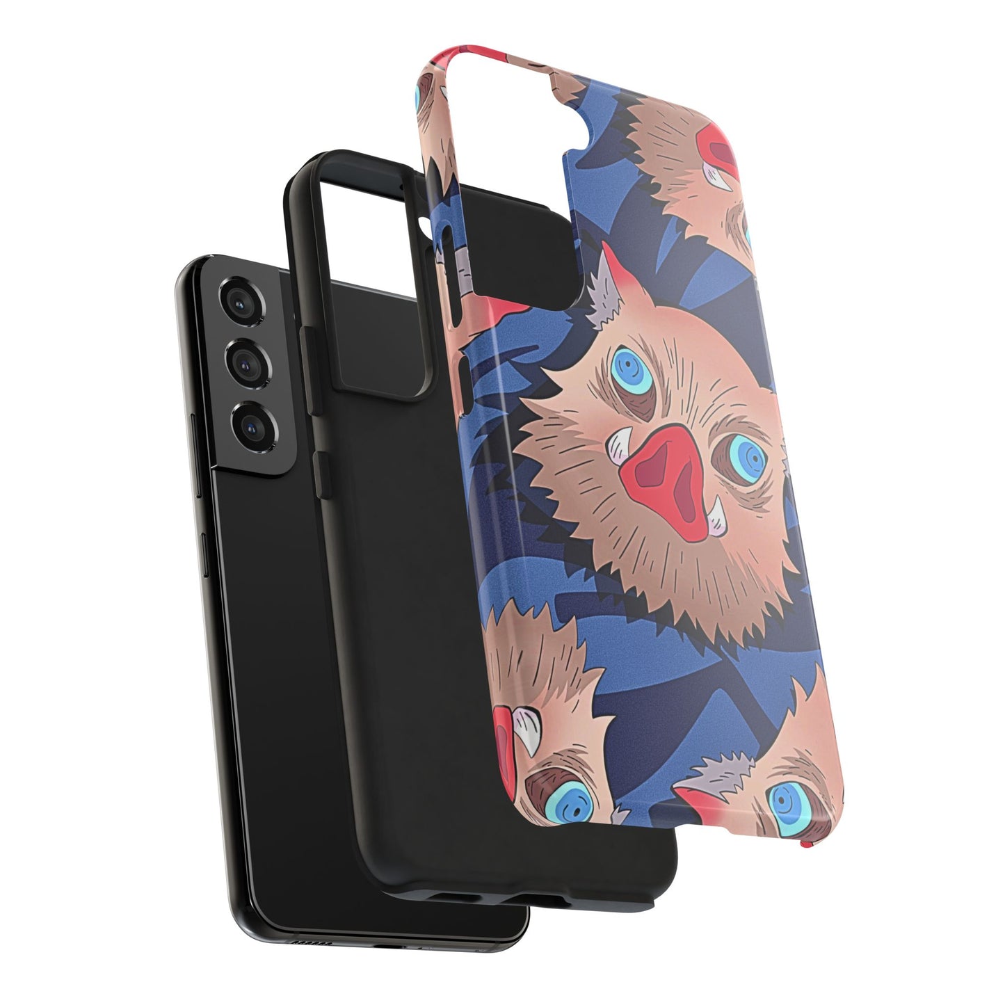 Inosuke Hashibira Head Pattern Tough Phone Case | Anime - Demon Slayer