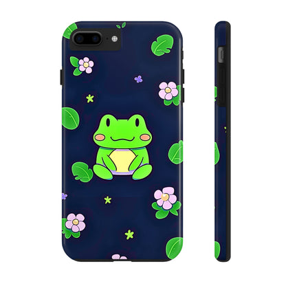 Adorable Froggy Black Tough Phone Case | Animals
