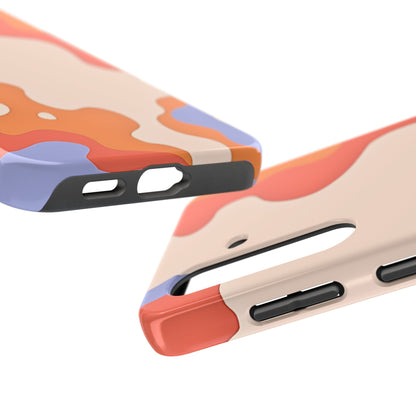 Funda resistente para teléfono con diseño de pastel líquido de verano | Estética
