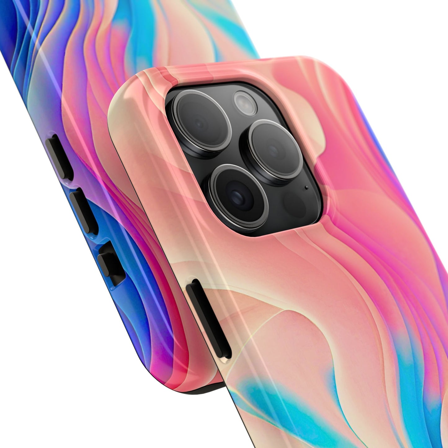 Abstract Pastel Waves Tough Phone Case | Aesthetic