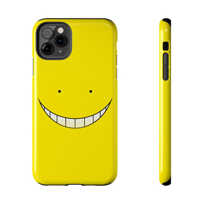 Assassination Classroom Koro-sensei Yellow Face Design Tough Phone Case | Anime