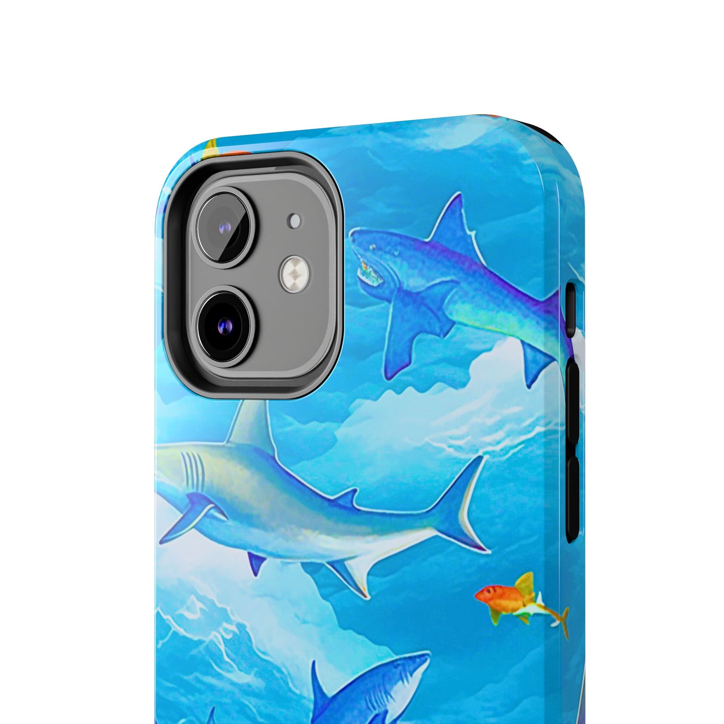 Sharks in the Sky Pattern Style Tough Phone Case | Animals