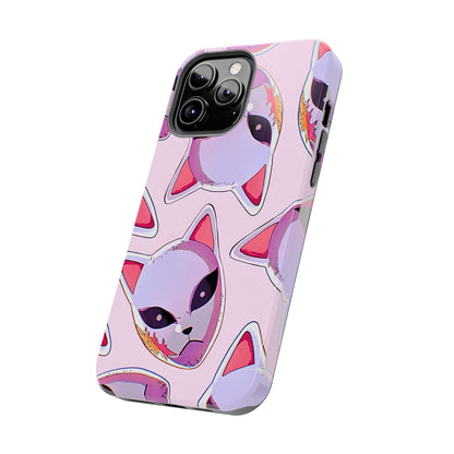 Sabito Fox Mask Pattern Tough Phone Case | Anime - Demon Slayer