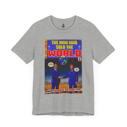 Bowie & Cobain - The Man Who Sold the World - Unisex Jersey Short Sleeve Tee
