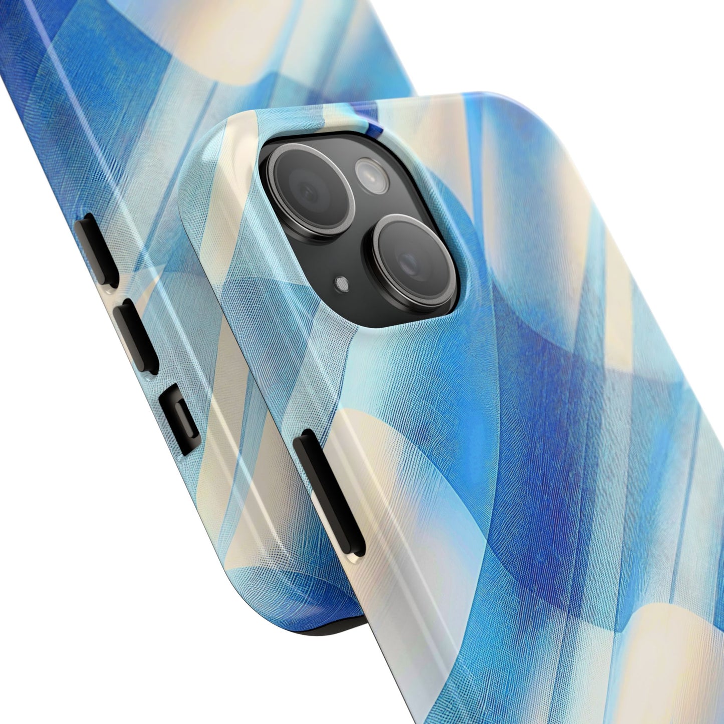 Pastel Plaid Pattern Clean Tough Phone Case | Aesthetic