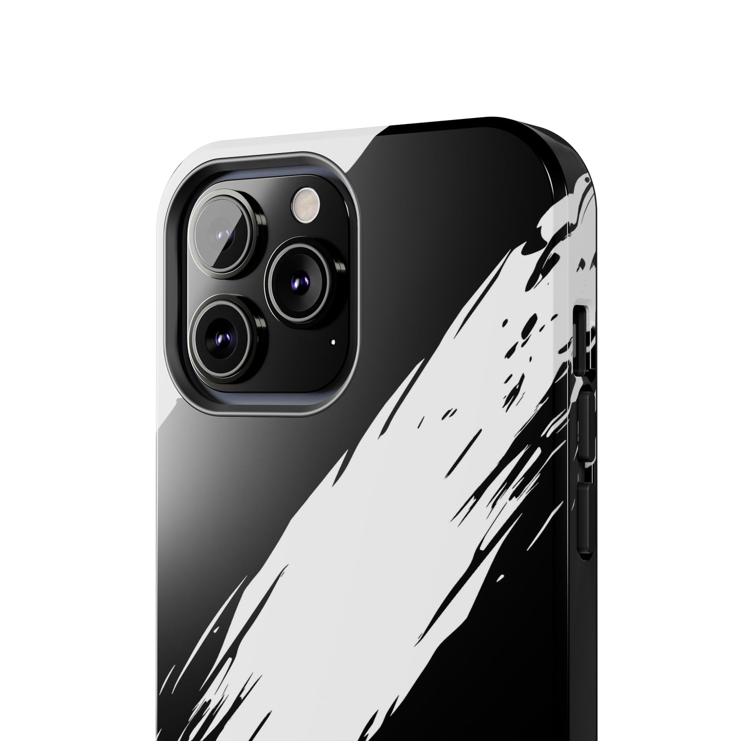 Funda/cubierta resistente para teléfono con rayas diagonales en blanco roto | Estética