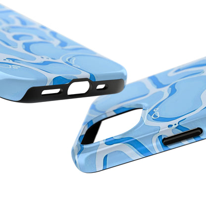 Funda resistente para teléfono con estampado de agua de piscina | Estética