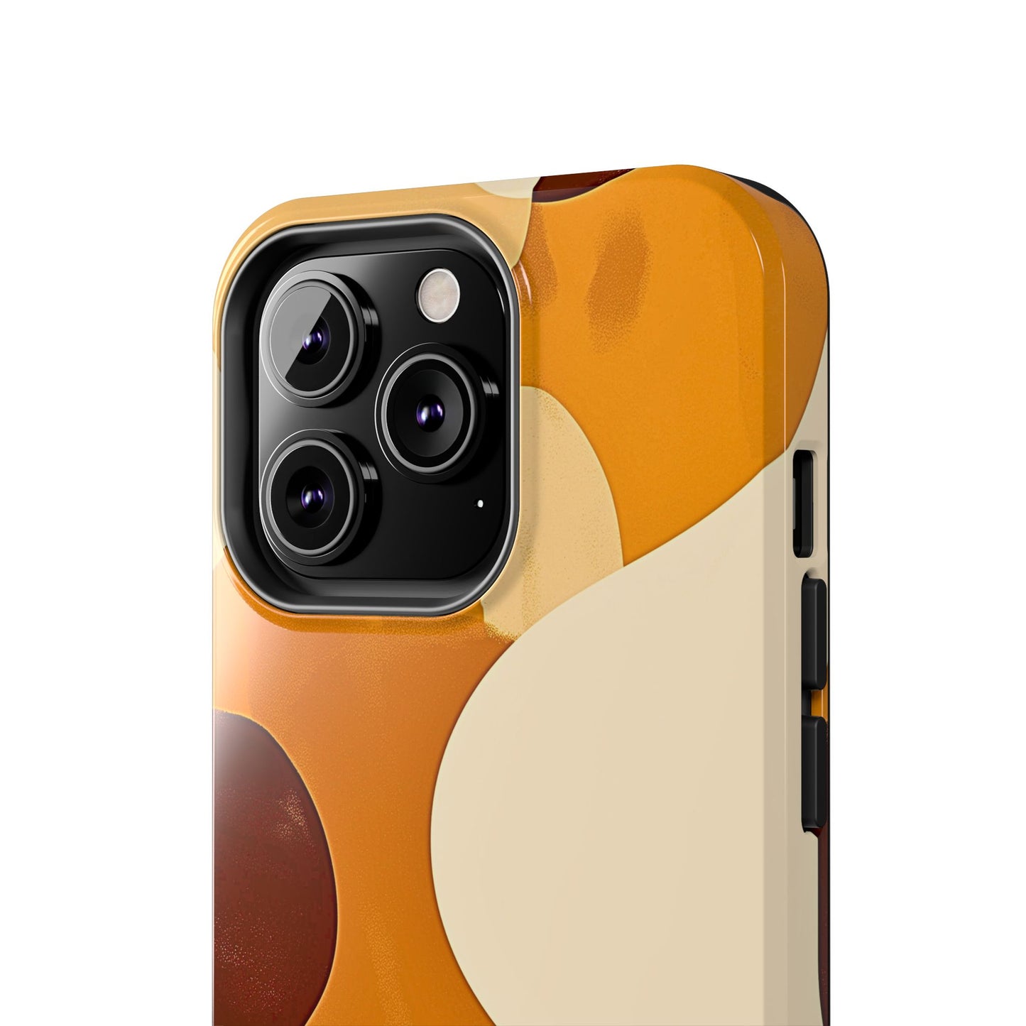 Funda/Cubierta resistente para teléfono con diseño en beige y marrón Earth Harmony | Estética
