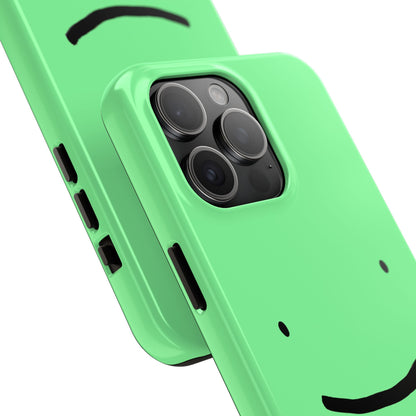 Simple Smile Green Face Tough Phone Case | Other