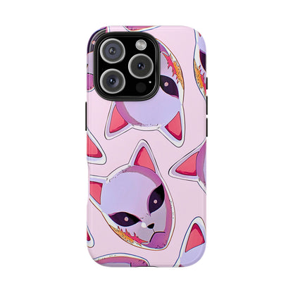 Sabito Fox Mask Pattern Tough Phone Case | Anime - Demon Slayer