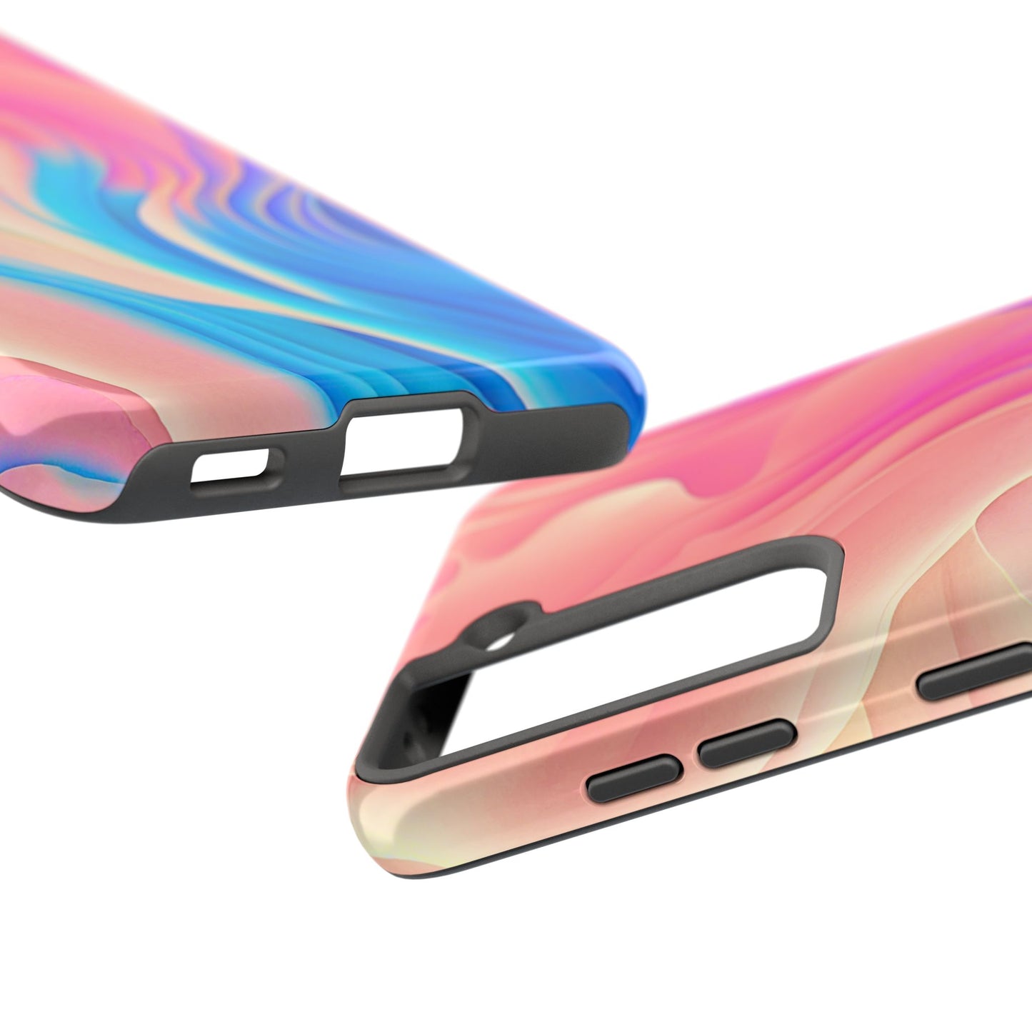 Abstract Pastel Waves Tough Phone Case | Aesthetic