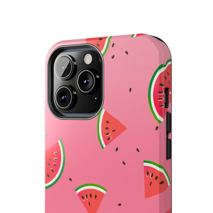 Pink and Red Gradient Watermelon Tough Phone Case | Food