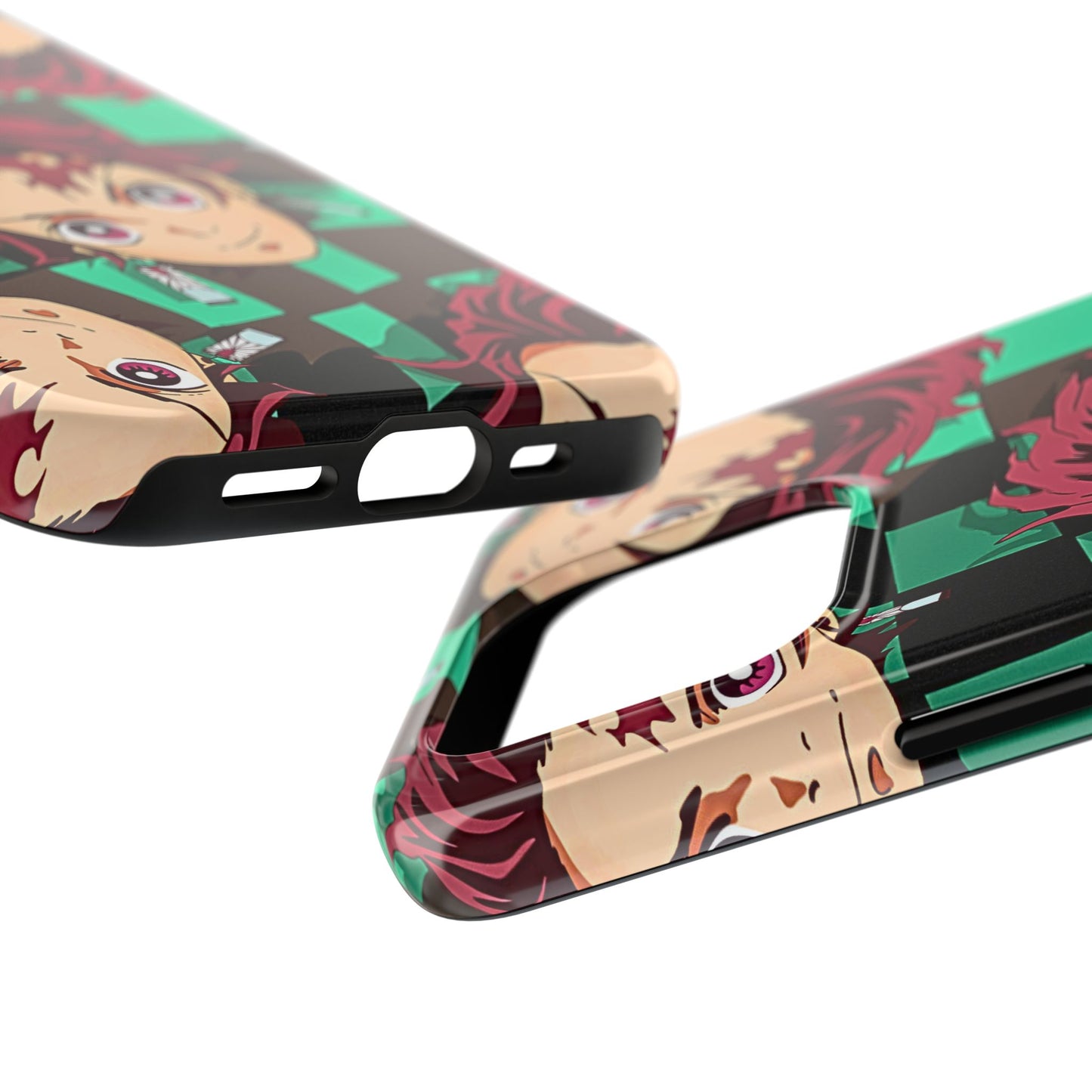 Tanjiro Kamado Head Pattern Tough Phone Case | Anime - Demon Slayer