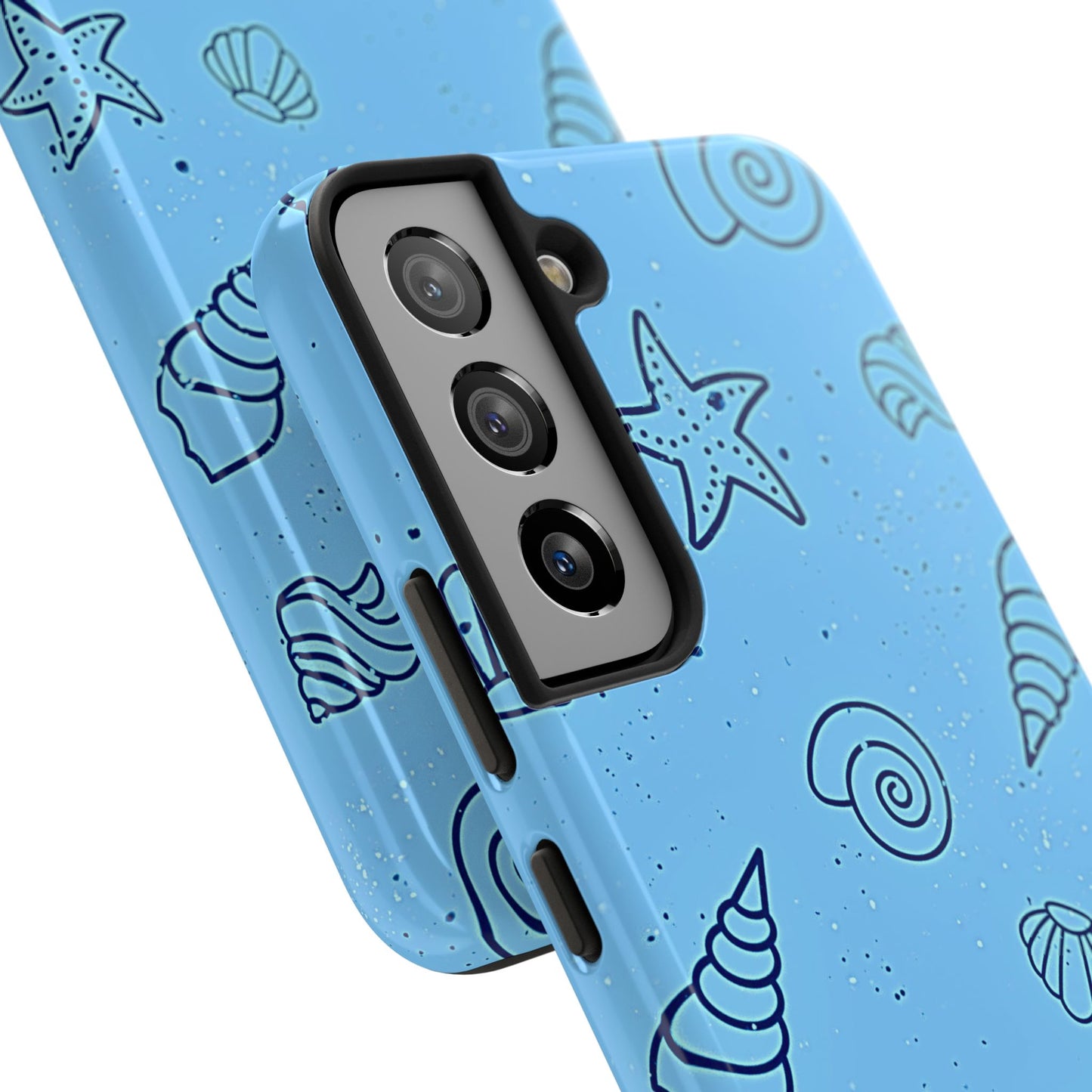 Funda resistente para teléfono Shells azul claro | Estética