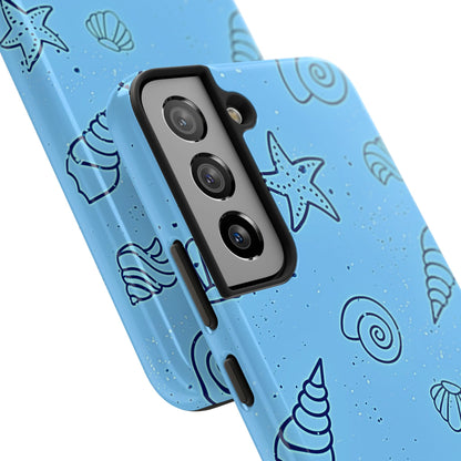 Funda resistente para teléfono Shells azul claro | Estética