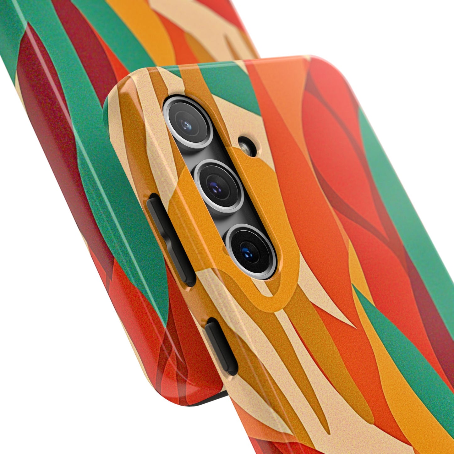 Abstract Autumn Leaves Tough Phone Case | Aesthetic