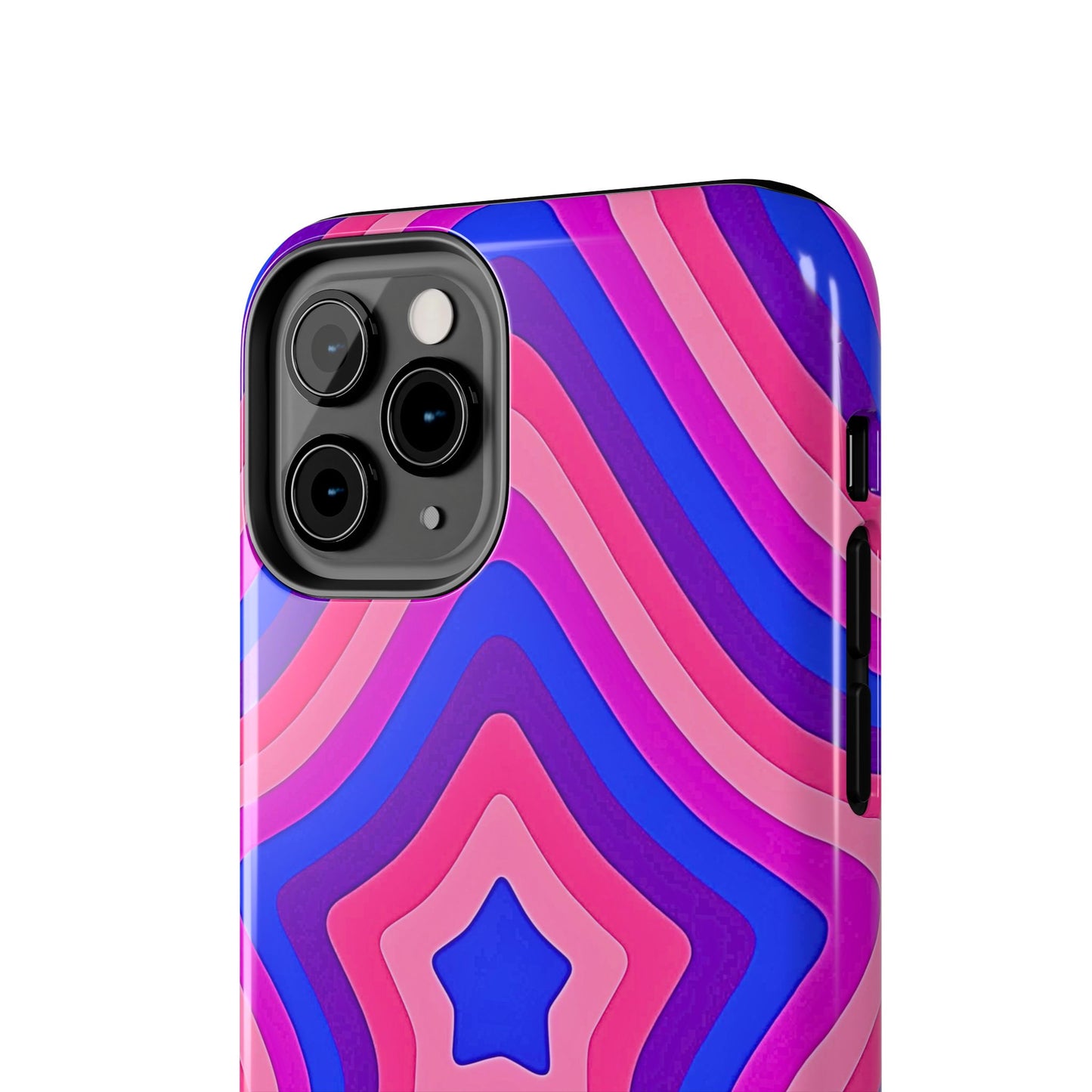 Funda resistente para teléfono con diseño de estrella retro | Estética