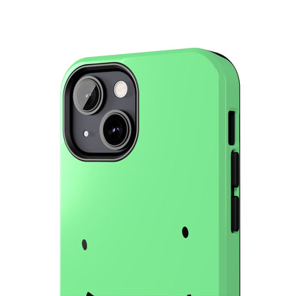 Simple Smile Green Face Tough Phone Case | Other